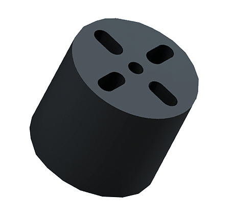 Keystone 6.5mm Diameter LED Spacer for use with 3 mm (T-1) LED, 5 mm (T-1 3/4) LED