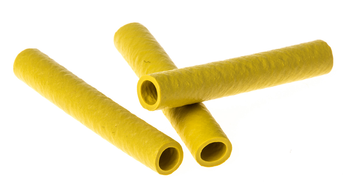 SES Sterling Expandable Neoprene Yellow Cable Sleeve, 3mm Diameter, 25mm Length, Helavia Series