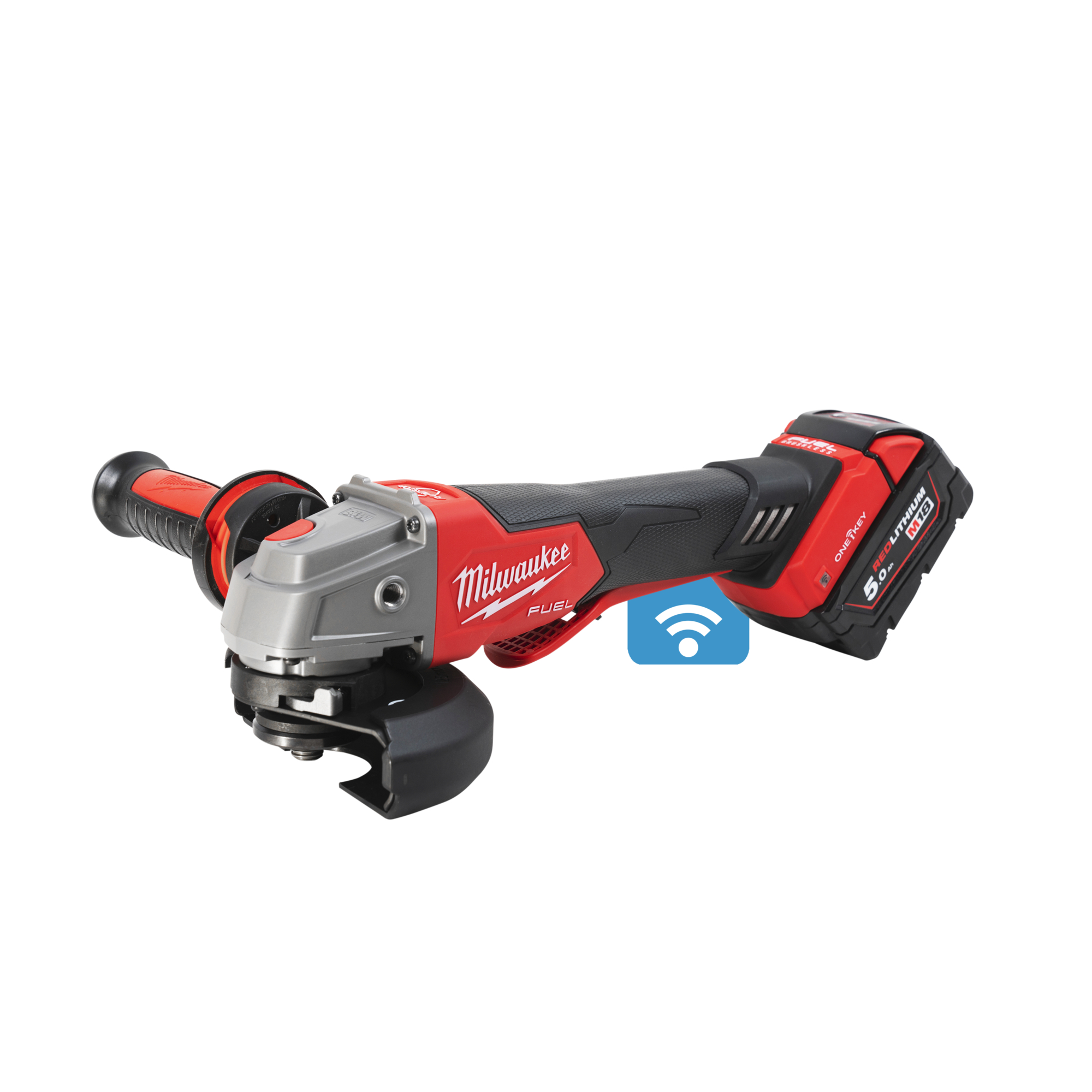 Milwaukee M18 ONEFSAG115XPDB-552X 115mm Cordless Angle Grinder, Cordless