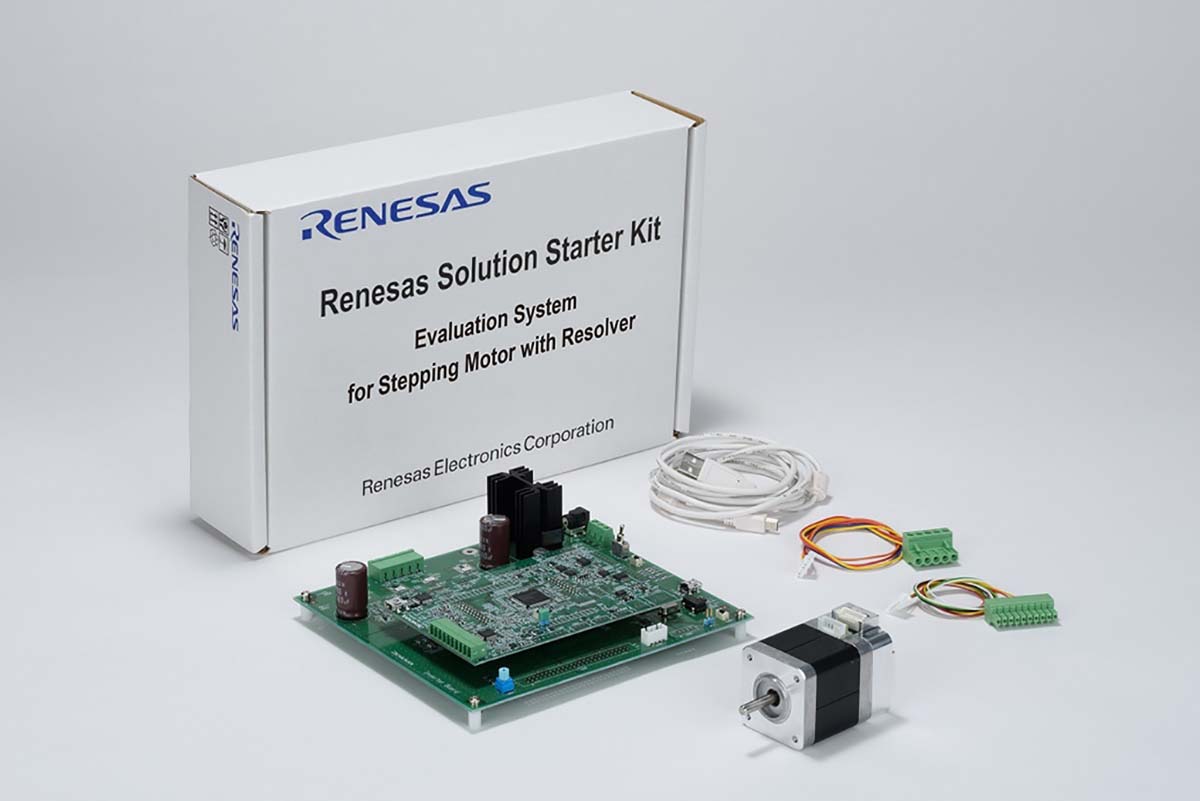 Renesas Electronics Evaluation System for Stepping Motor with Resolver Stepper Motor for R5F524TEADFP for Renesas Motor