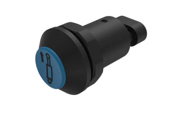 EAO Series 09 Series Push Button Switch, Momentary, Panel Mount, 30mm Cutout, 1 NO, 12 → 48V dc, IP67