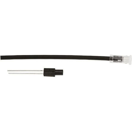 FLP25V6.0-SUR Bivar, PCB Mounted Flexible LED Light Pipe, Clear Flat Lens, Red LED included
