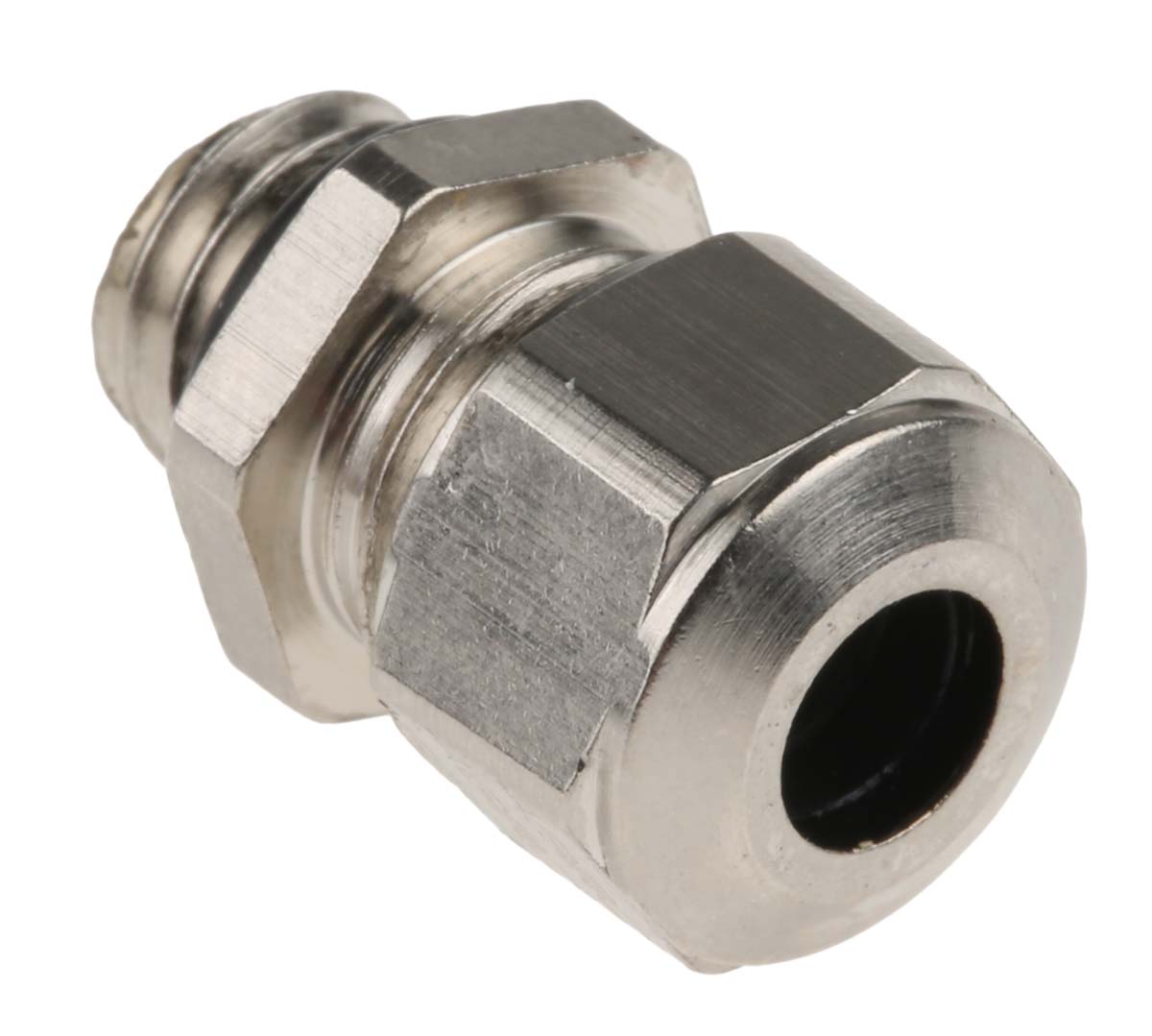 SES Sterling A1 Series Metallic Nickel Plated Brass Cable Gland, M8 Thread, 3.5mm min., 5mm max., IP68, IP69K