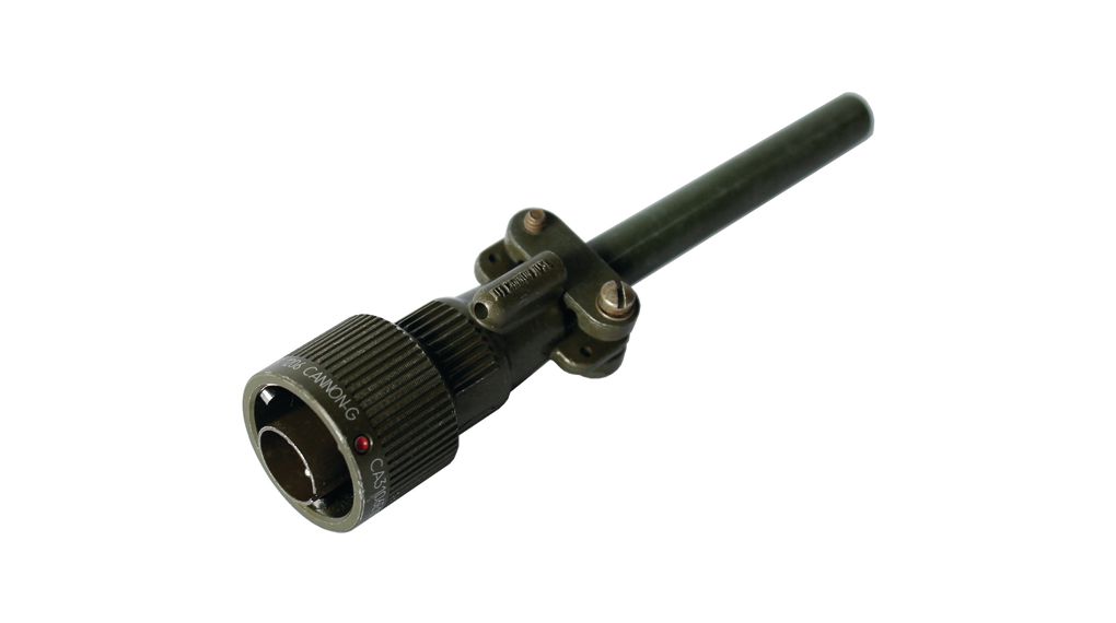ITT Cannon, CA3106E10SL-3PB, Copper Alloy 3 Way Cable Mount Connector PlugBlack, Pin Contacts,Shell Size 10, Bayonet