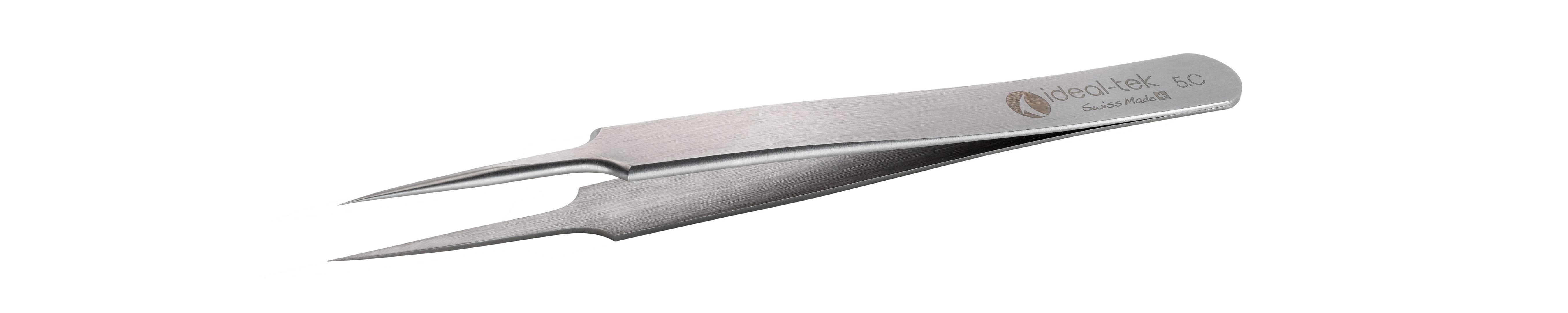 ideal-tek 110 mm, Carbon Steel, Straight, Tweezers