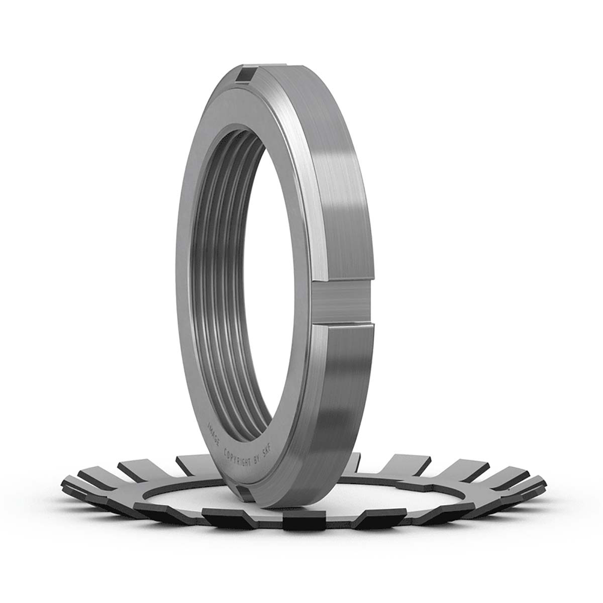 SKF KM Bearing Lock Nut And Locking Device For Use With Plain Shaft, KM 24