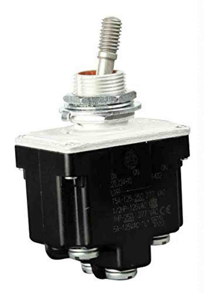 Honeywell Toggle Switch, On-On-On, DPDT, Screw Terminal, 28 V
