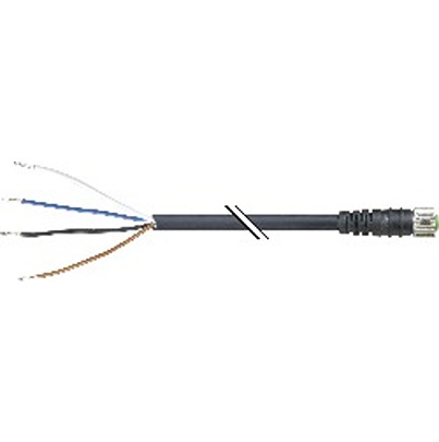 B&R Female 4 way M8 to Industrial Automation Cable Assembly