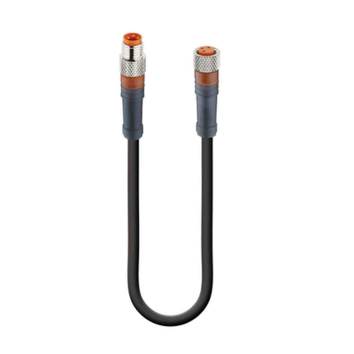 Lumberg Automation Male 3 way M8 to Female 3 way M8 Sensor Actuator Cable, 3 m