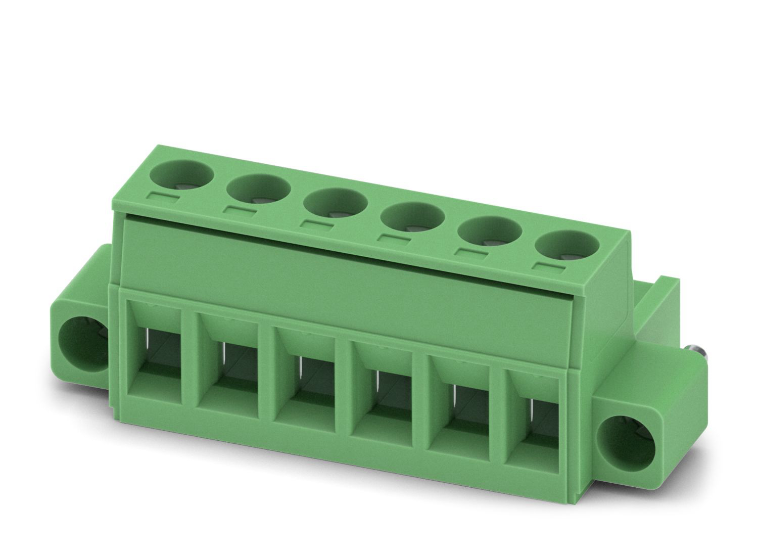 Phoenix Contact, 5.08mm Pitch, MSTB 2.5/ 6-STF-5.08, 6 Way, , Pluggable Terminal Block, Plug, Plug-In, Screw