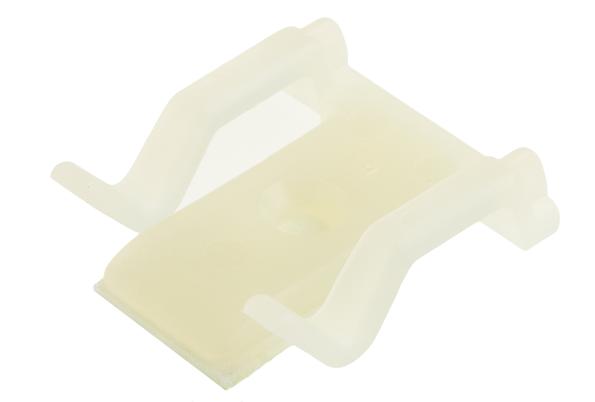 HellermannTyton Natural Nylon mounting clip, 3.2mm Max. Bundle