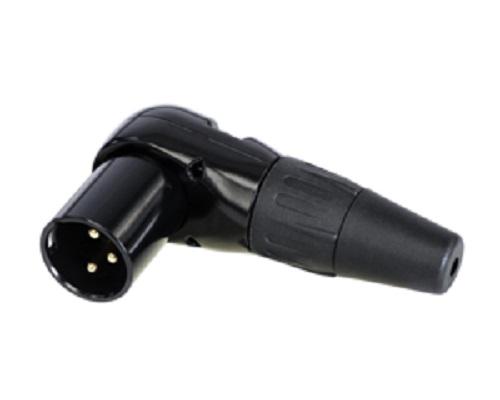 Re-An Products Cable Mount XLR Connectors, Right Angle, Male, 3 Way
