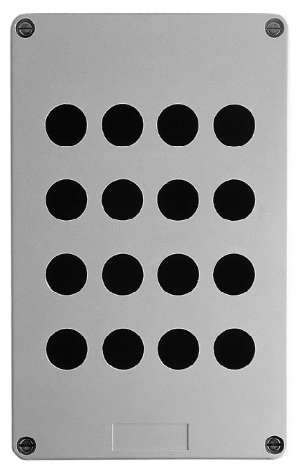 Schneider Electric Grey XAPA Control Station Enclosure - 16 Hole 22mm Diameter