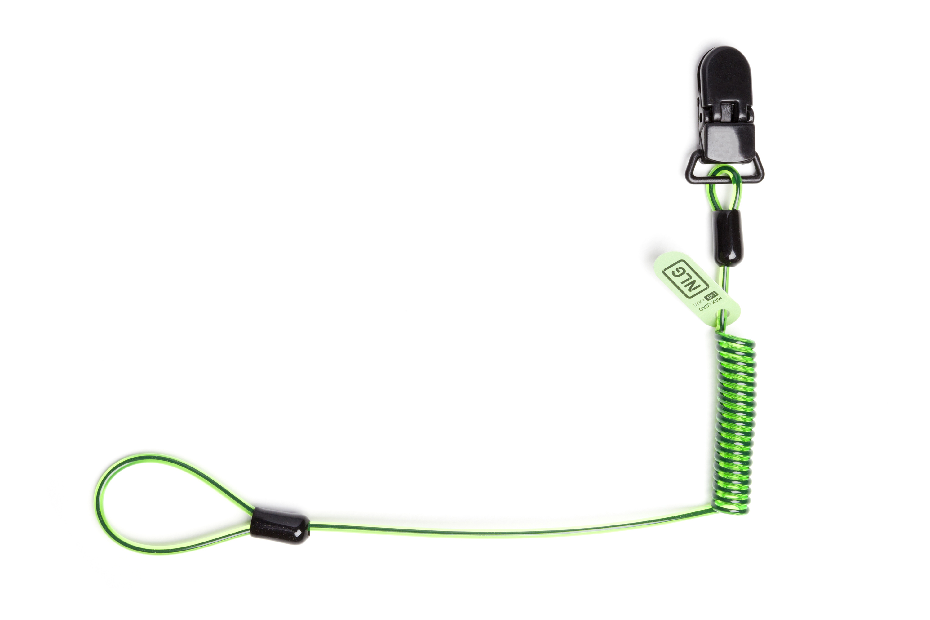 Never Let Go 35cm → 80cm PU Outer/Stainless Steel Tool Lanyard Lanyard, 1kg Capacity