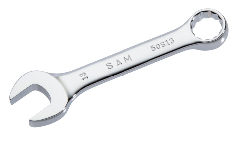 SAM Combination Spanner, 10mm, 25/64in, Metric, Height Safe, Double Ended, 95 mm Overall