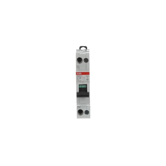 ABB SN201 MCB, 1+N, 16A Curve C, 230V AC, 4.5 kA Breaking Capacity