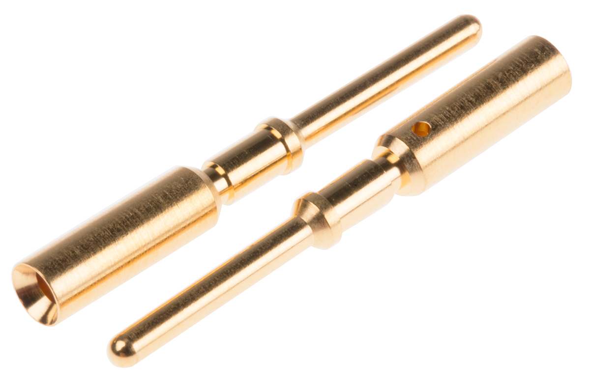 HARTING Male Crimp Circular Connector Contact, Wire Size 16 AWG