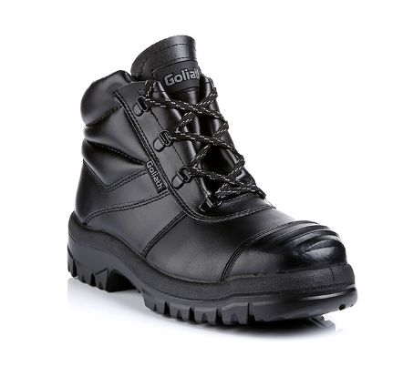 Goliath Chukka Boot Black Steel Toe Capped Unisex Safety Boot, UK 6, EU 39