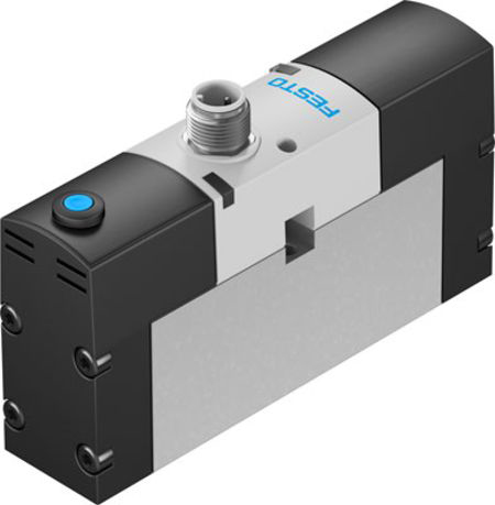 Festo 5/2 Monostable Solenoid Valve - Electrical VSVA-B-M52-MH-A1-1R5L Series, 534556