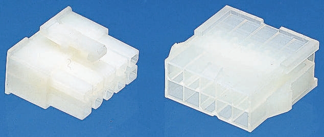 Molex, Mini-Fit Jr Male Connector Housing, 4.2mm Pitch, 5 Way, 1 Row