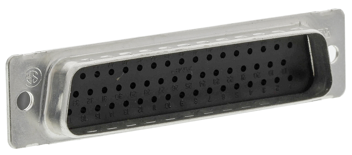 TE Connectivity Amplimite HDP-20 50 Way Cable Mount D-sub Connector Plug