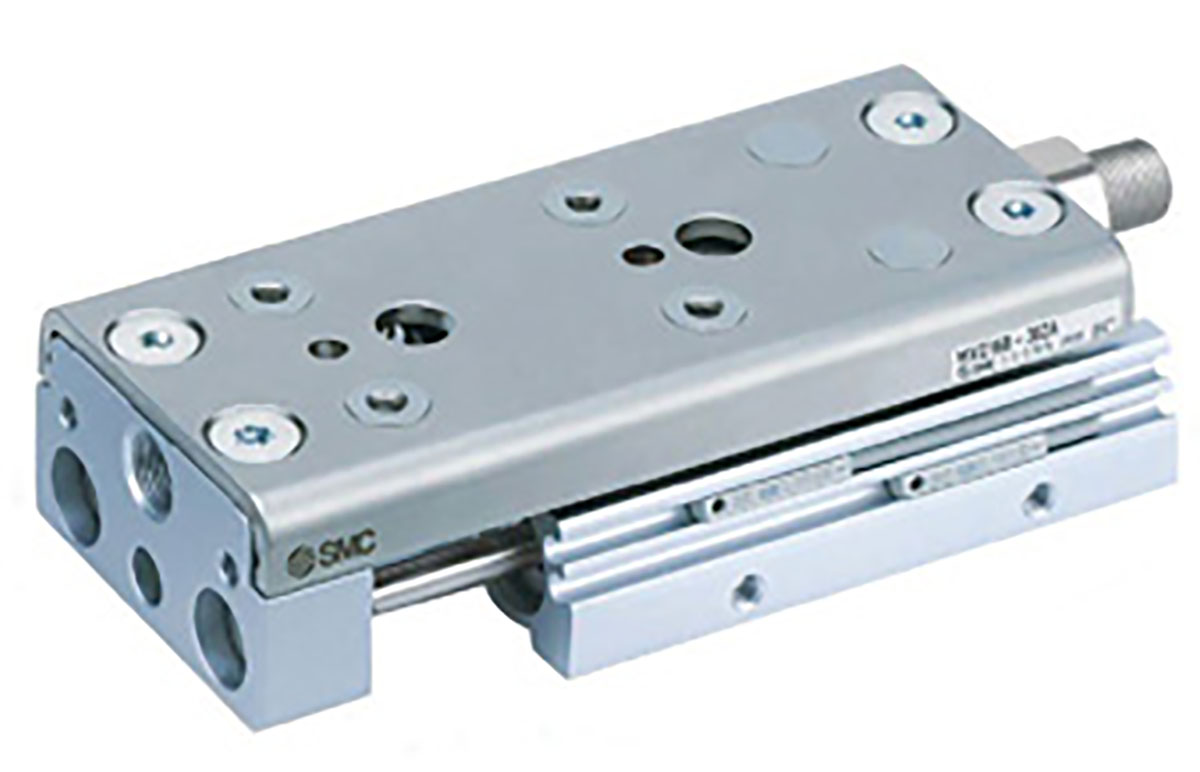SMC Pneumatic Guided Cylinder - 8mm Bore, 75mm Stroke, MXQB Series, Double Acting
