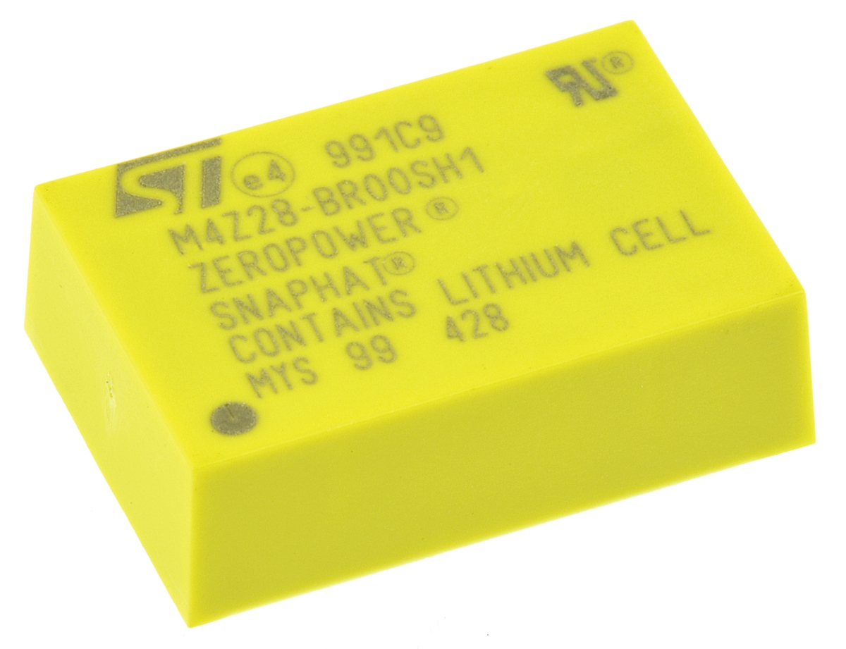 STMicroelectronics, Battery Backup IC, 2.8 V to 2.8 V Input, SNAPHAT 4-Pin