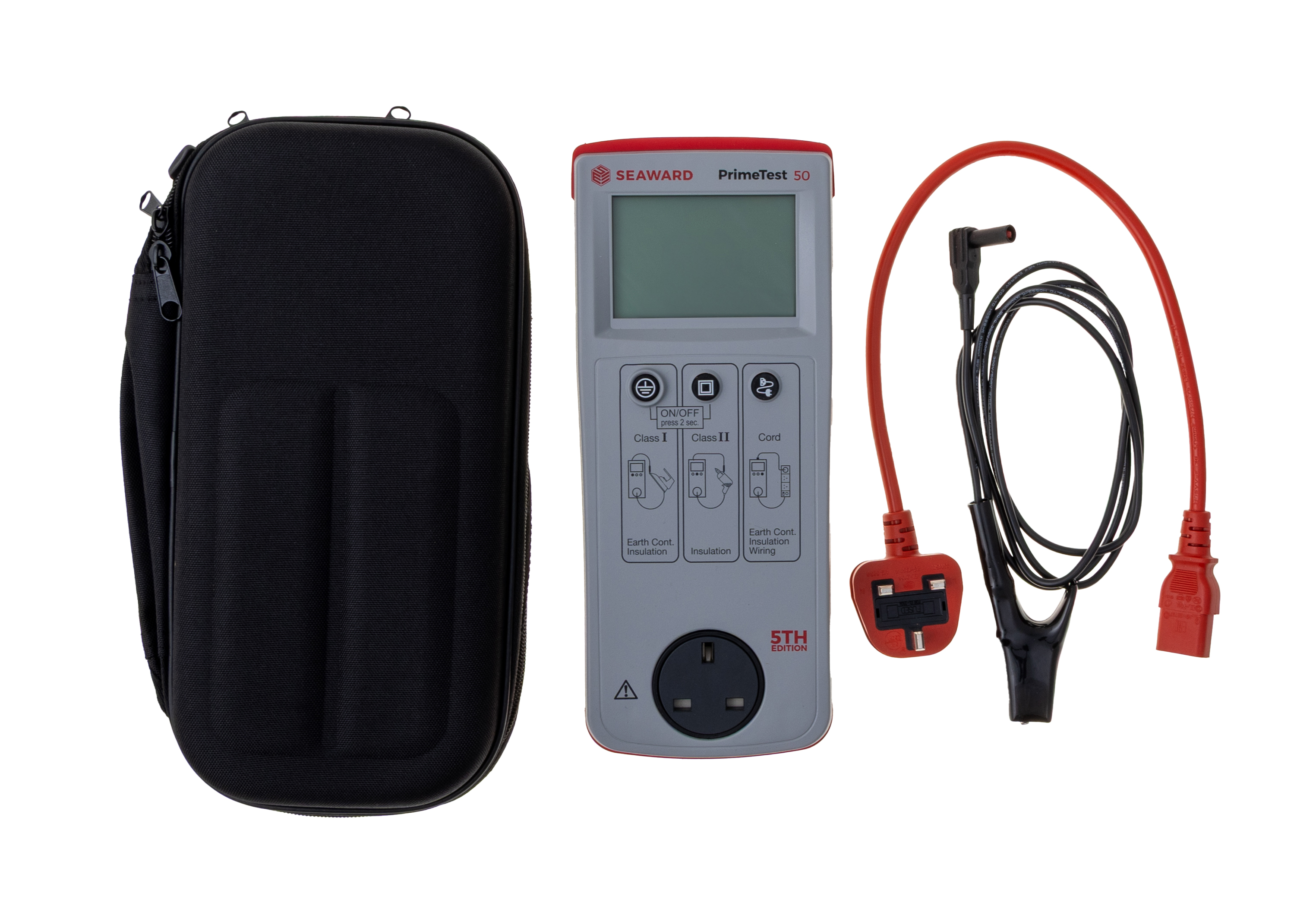 Seaward PrimeTest 50 UK PAT Tester, Class I, Class II Test Type