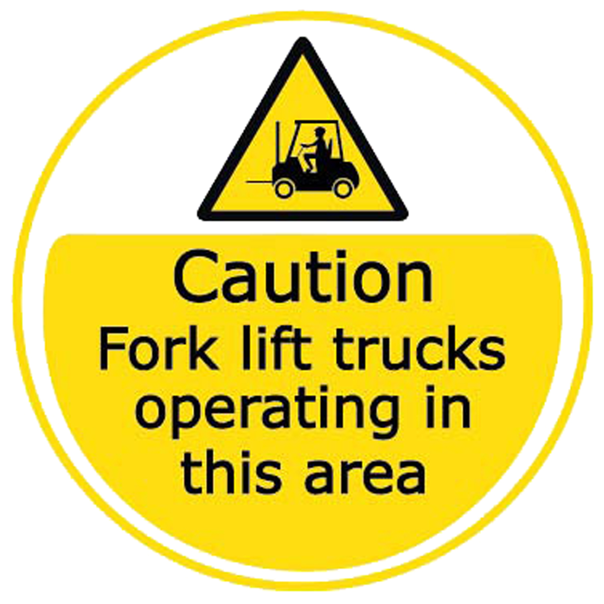 RS PRO General Hazard Hazard & Warning Label (English)