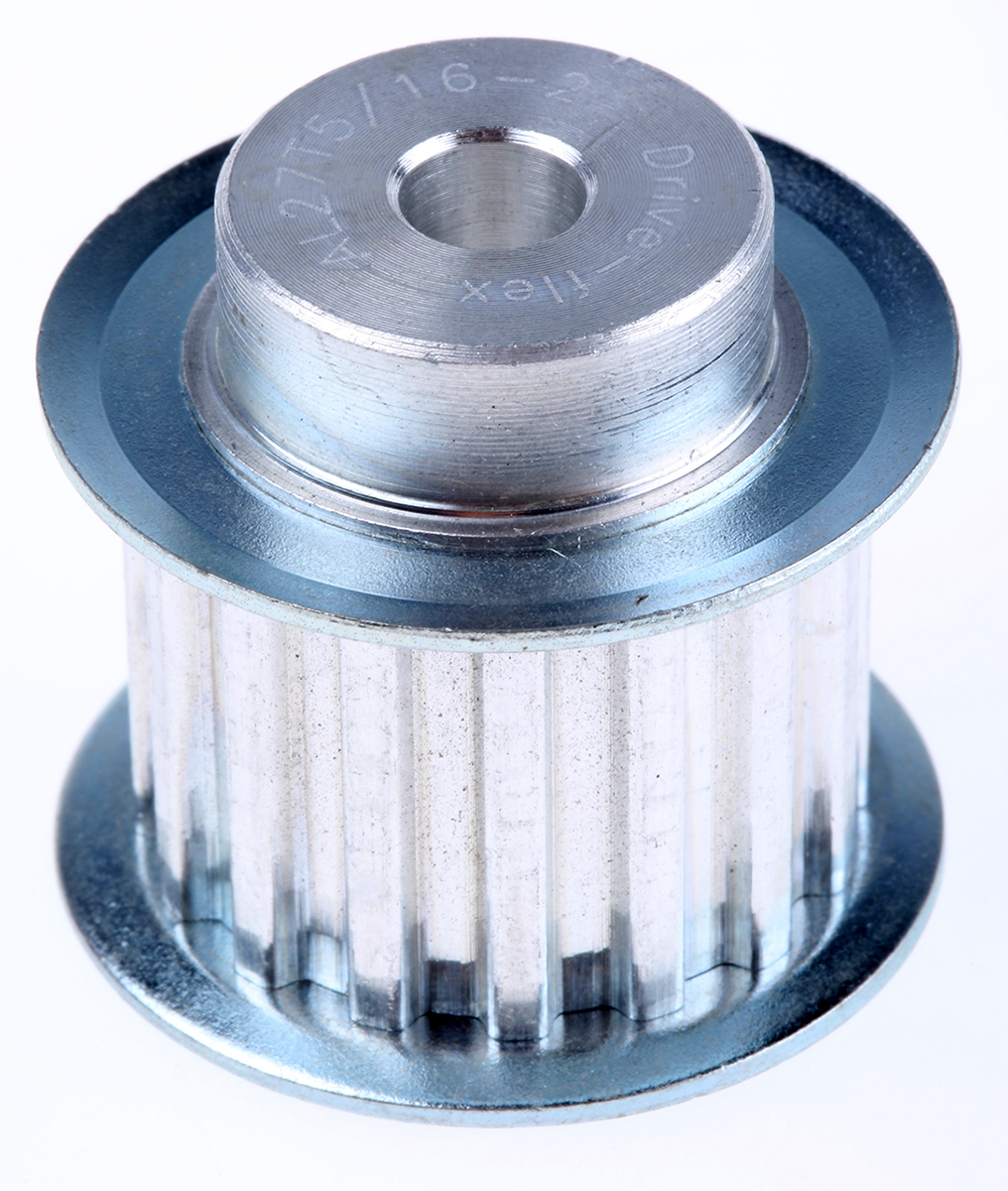 RS PRO Timing Belt Pulley, Aluminium 16mm Belt Width x 5mm Pitch, 16 Tooth