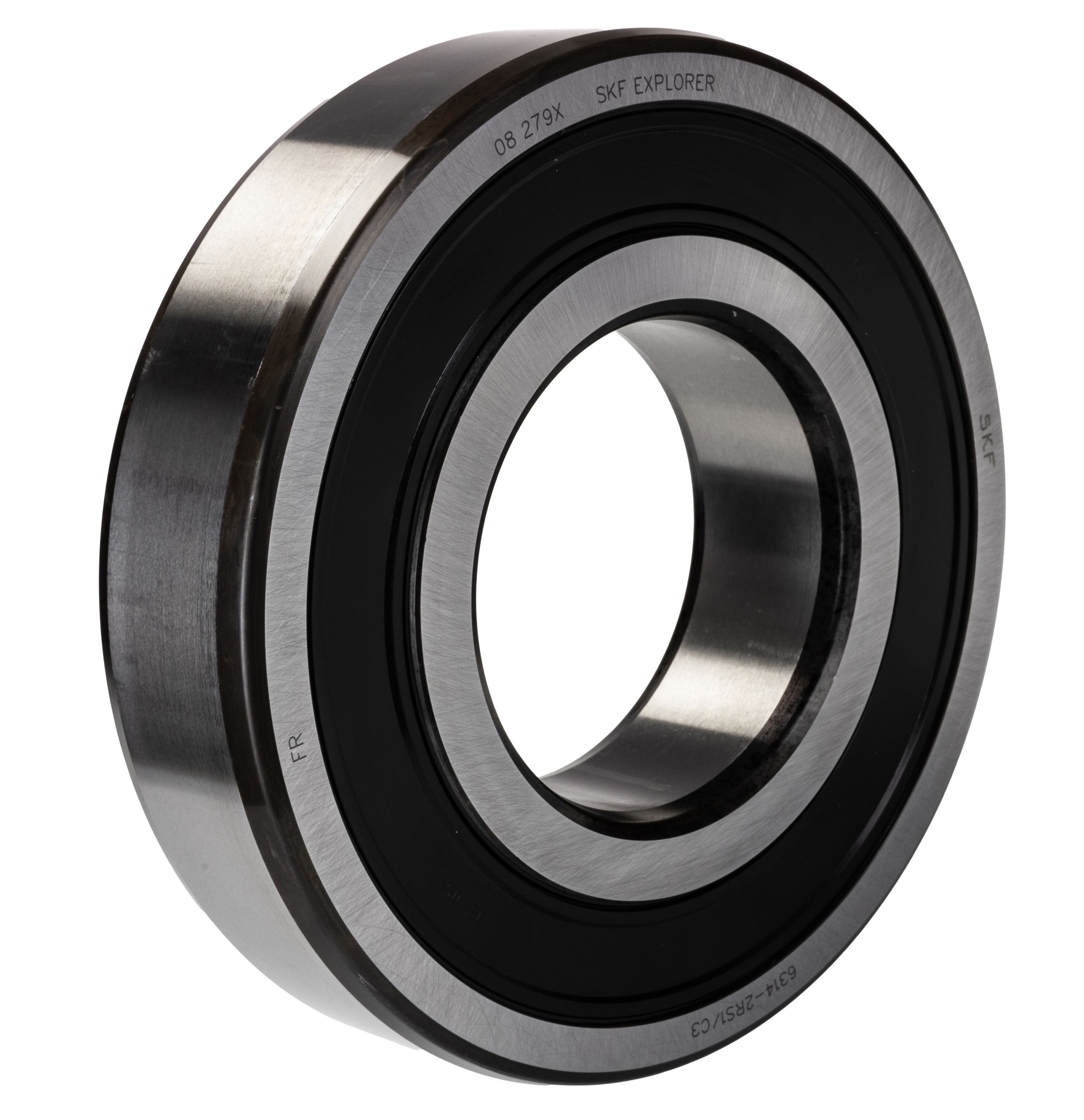 SKF 6314-2RS1/C3 1 Row Deep Groove Ball Bearing - 70 mm ID, 150 mm OD