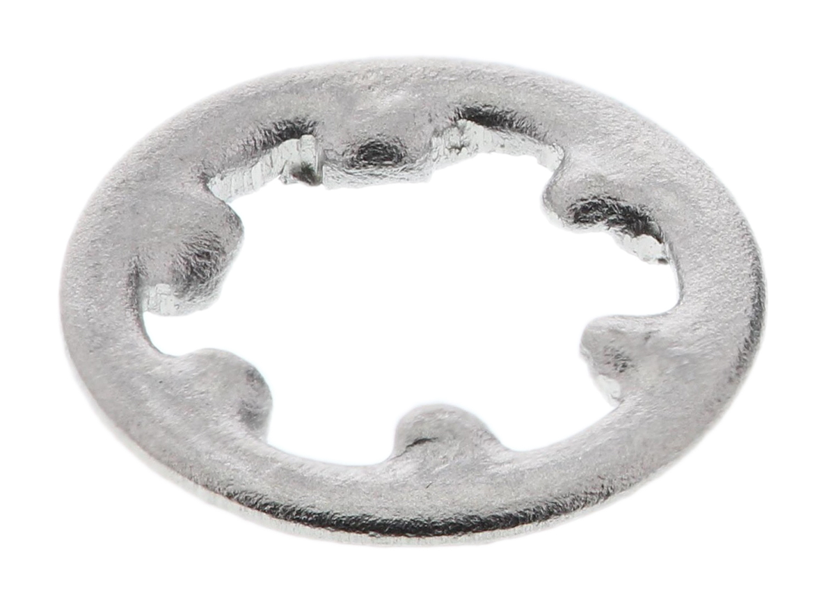 RS PRO A2 304 Stainless Steel Internal Tooth Shakeproof Washer, M2.5, DIN 6797J