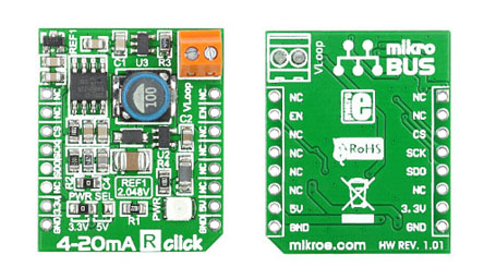 MikroElektronika MIKROE-1387 4-20mA R Click Add On Board Development Board