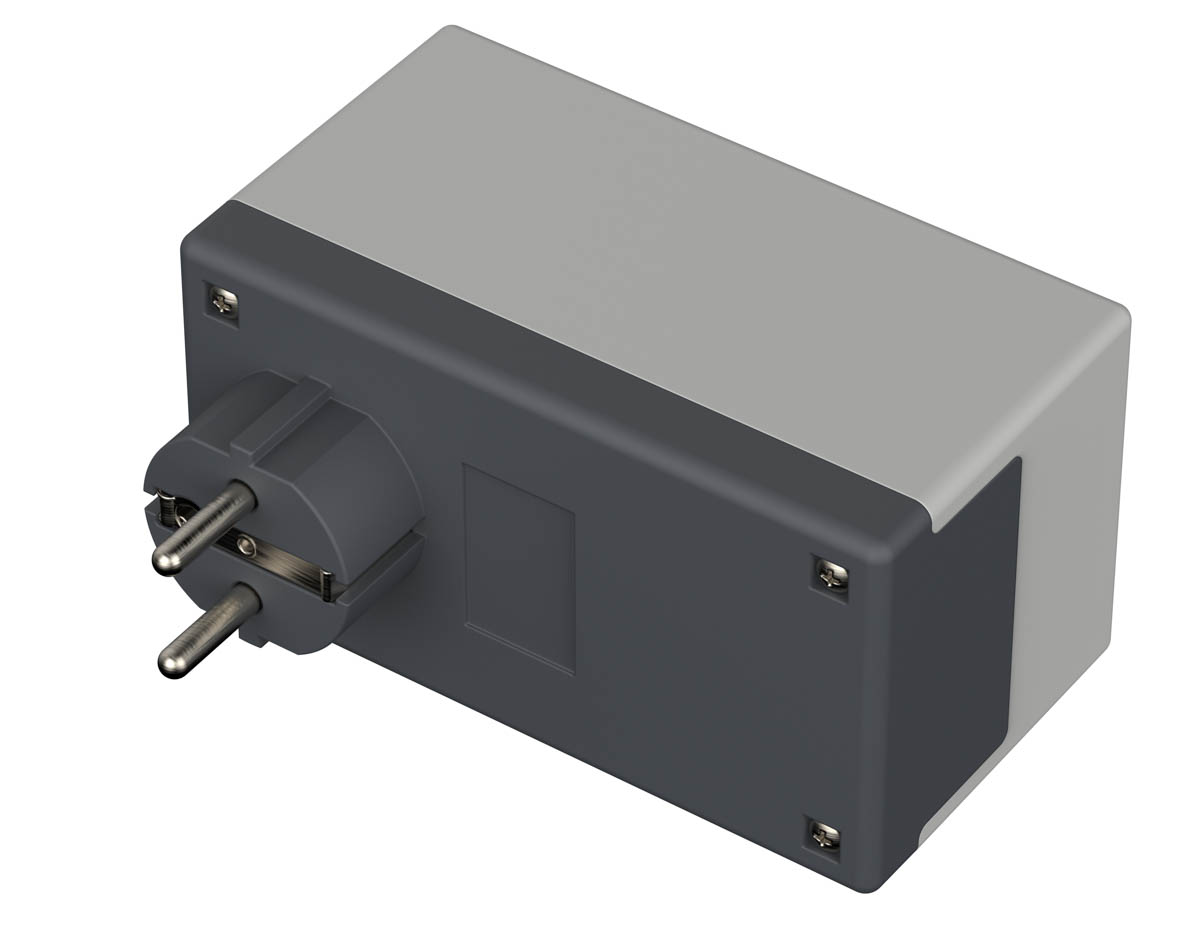 Bopla Eletec Series Grey ABS Handheld Enclosure, IP40, 120 x 65 x 66mm