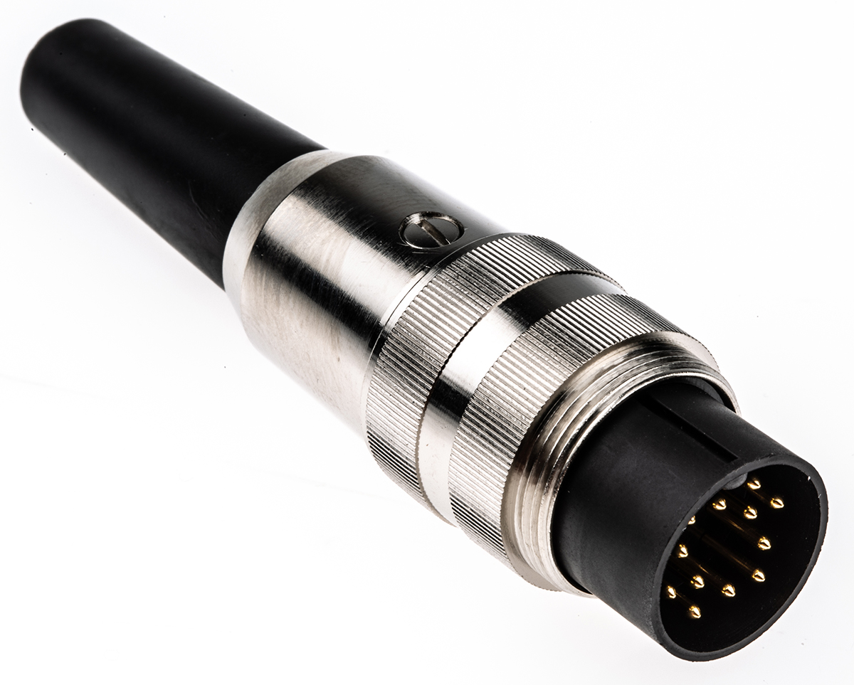 Lumberg, SV 12 Pole M16 Din Plug, DIN EN 60529, 3A, 60 V ac IP40, Male, Cable Mount