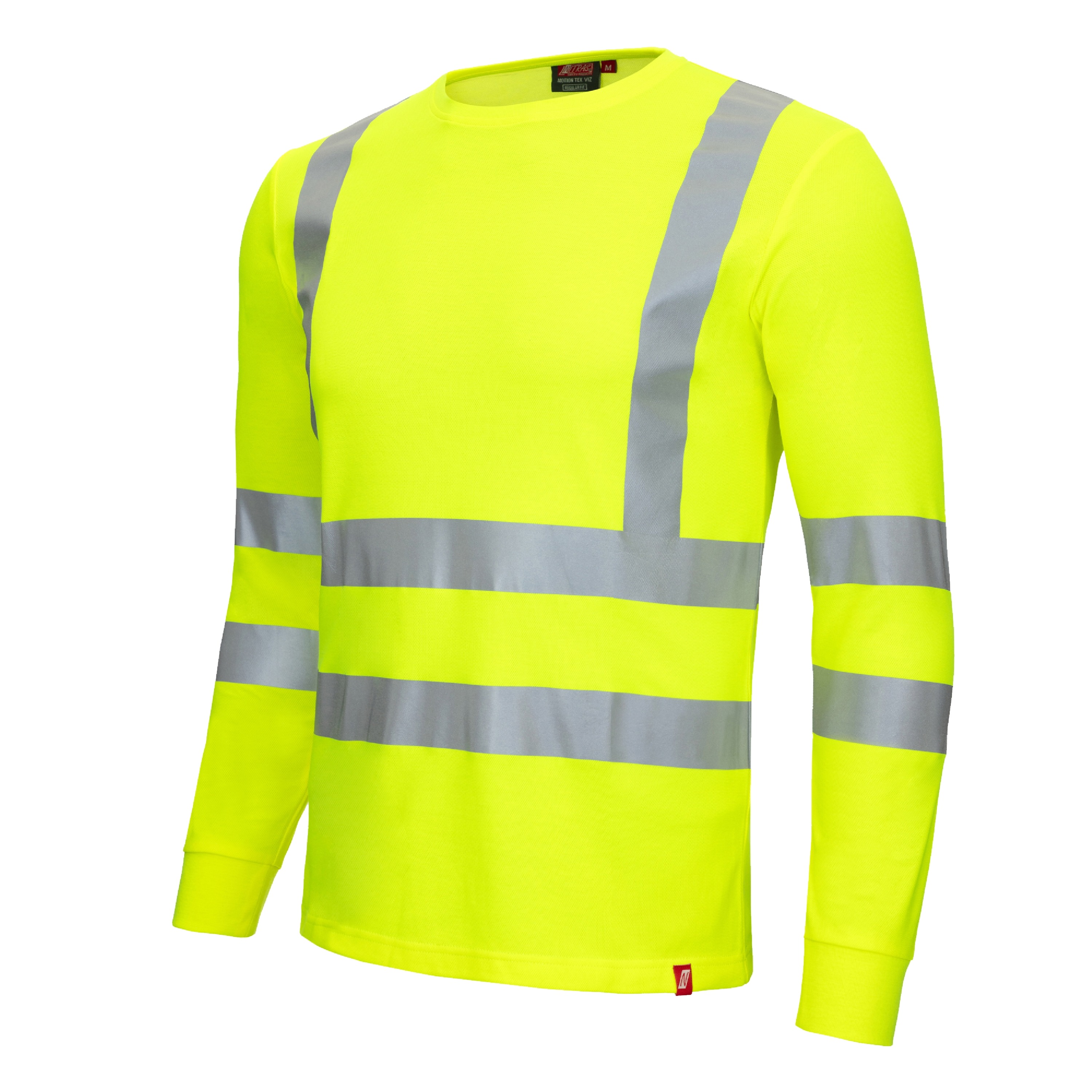 NITRAS SAFETY 7009 Fluorescent Yellow Unisex Hi Vis T-Shirt, M