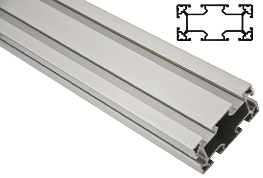 FlexLink Silver Aluminium Profile Strut, 44 x 88 mm, 11mm Groove, 3000mm Length, Series XC