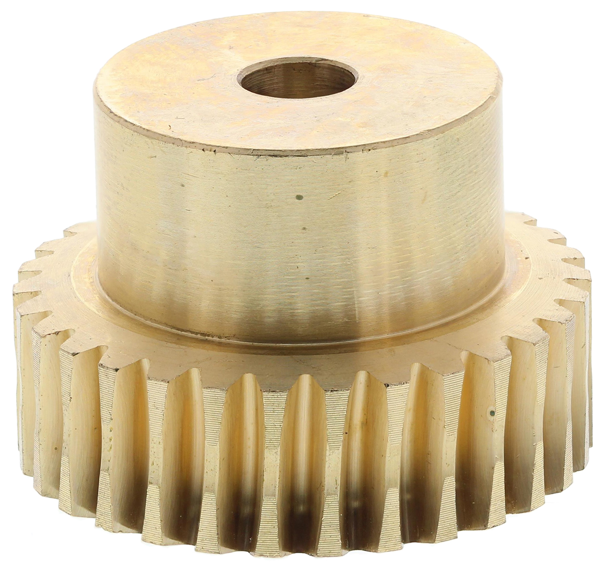 RS PRO Bronze 0.8 Module Worm Wheel Gear 30 Tooth18mm Hub Dia., 24.04mm Pitch Dia. 18mm Face