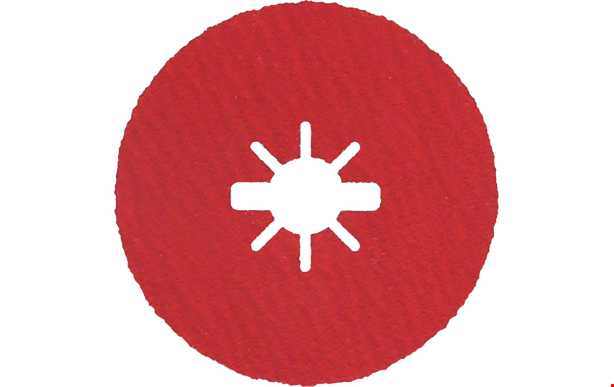 Bosch X-Lock Aluminium Oxide Grinding Disc, 125mm, Fine Grade, P60 Grit, 50 in pack