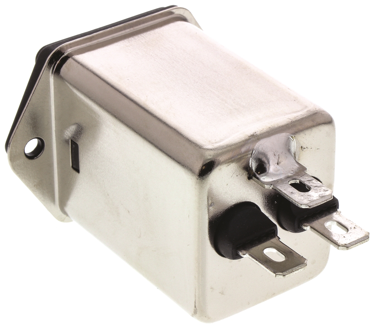 Schaffner 2A, 250 V ac Male Panel Mount IEC Filter FN261-2-06, Faston 1 Fuse