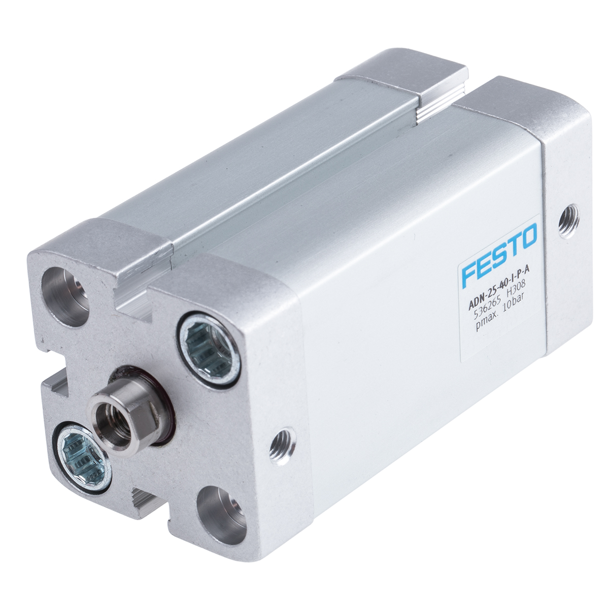Festo Pneumatic Cylinder - 536265 25 mm Bore, 40 mm ADN Series, Double Acting Acting