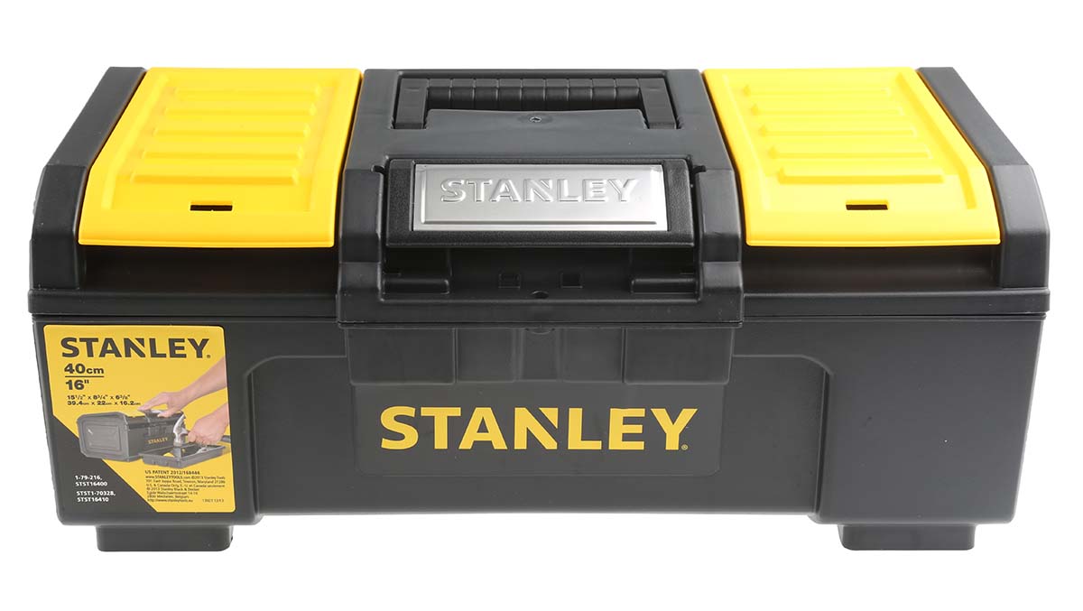Stanley One Touch 2 drawers  Plastic Tool Box, 410 x 410 x 218mm