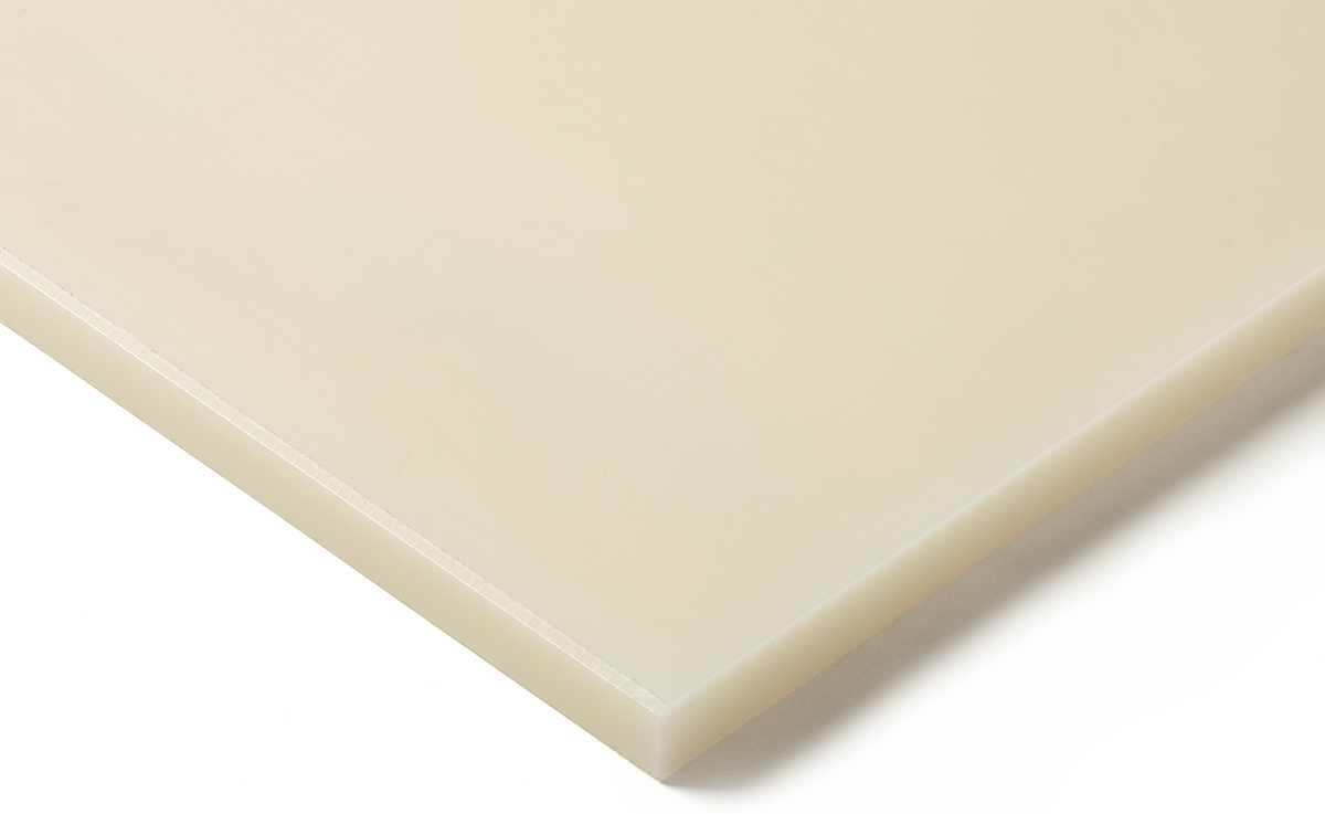 RS PRO Natural Plastic Sheet, 500mm x 500mm x 16mm