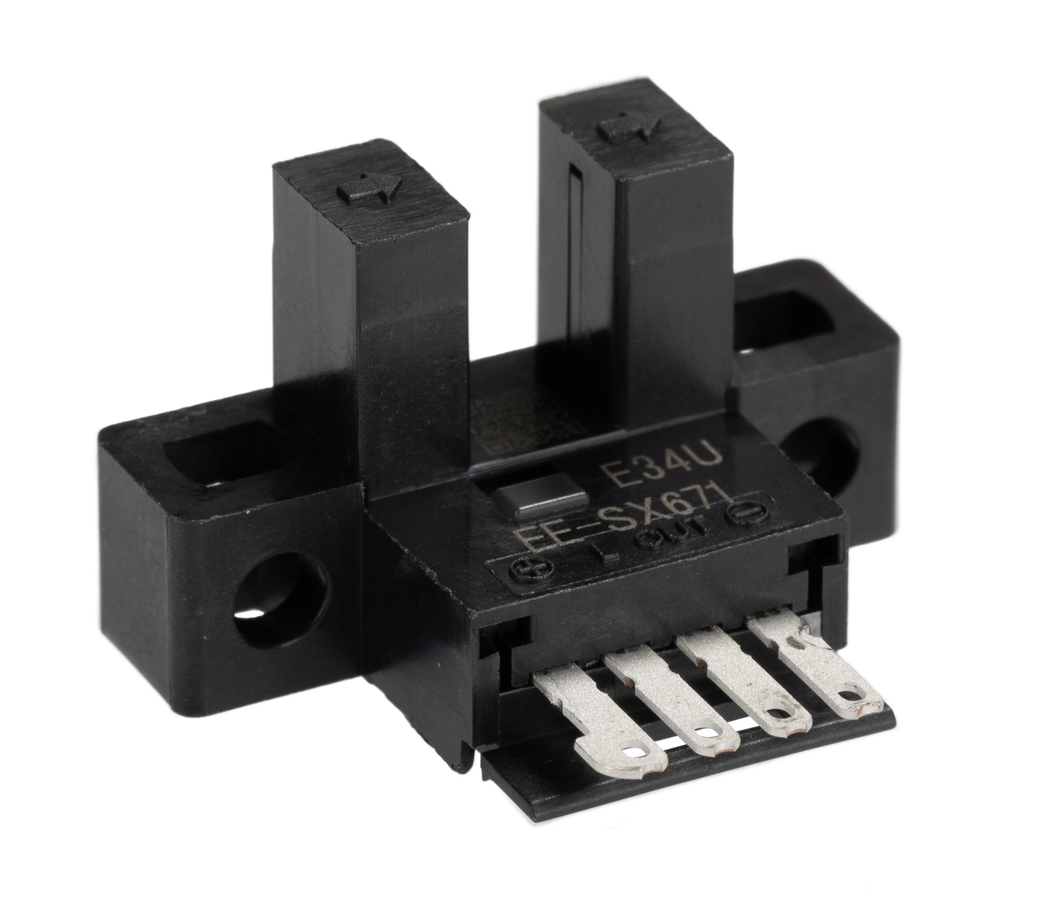 Omron Through Beam Photoelectric Sensor, Fork Sensor, 5 mm Detection Range