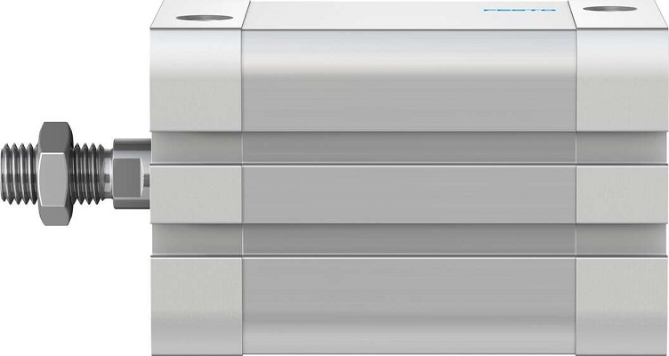 Festo Pneumatic Cylinder - 536319 50 mm Bore, 80 mm ADN Series, Double Acting Acting