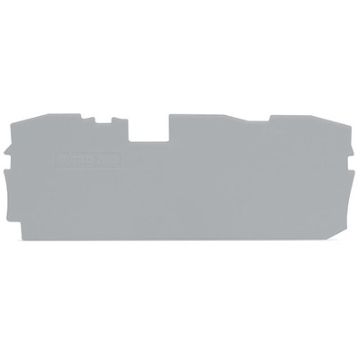 WAGO TOPJOB S Series End And Intermediate Plate for Use with DIN Rail Terminal Block