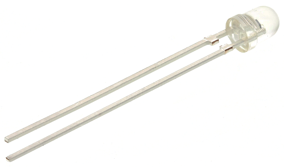 BPW85 Vishay, ±25 ° IR + Visible Light Phototransistor, Through Hole 2-Pin 3mm (T-1) package