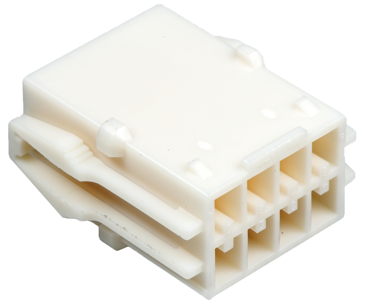 JST, HLR Female Connector Housing, 3.96mm Pitch, 8 Way, 2 Row