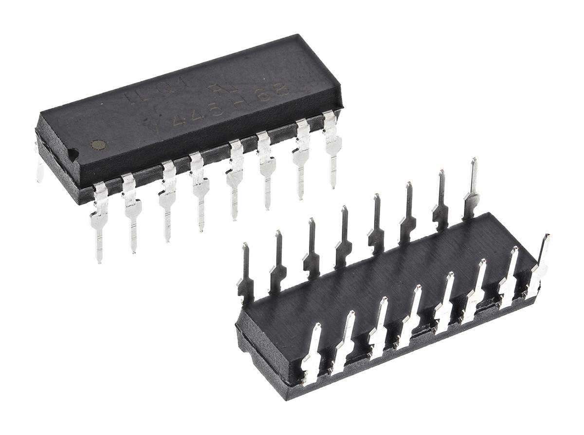 Vishay, ILQ1 DC Input Transistor Output Quad Optocoupler, Through Hole, 16-Pin PDIP