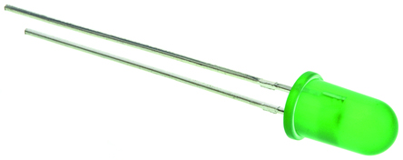 Kingbright4.1 V Green LED 5mm Through Hole, L-7143ZGC